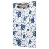 Segelboote auf dem Seemuster Klemmbrett (Links)