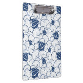 Segelboote auf dem Seemuster Klemmbrett (Rechts)