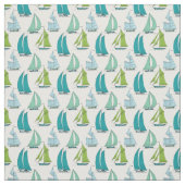 Segelboote auf dem Wasser-Muster Stoff (Muster)