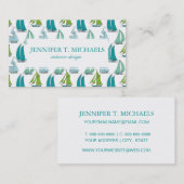 Segelboote auf dem Wasser-Muster Visitenkarte (Vorne/Hinten)