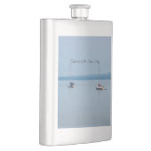 Segelboote auf der Flasche des Flusses Flachmann (Rechts)