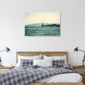 SEGELBOOTE AUF DER Leinwand NEW YORK BAY Art (Insitu (Schlafzimmer))