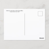 Segelboote auf der Seine-Claude Monet Postkarte (Rückseite)