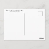 Segelboote auf der Seine-Claude Monet Postkarte (Rückseite)