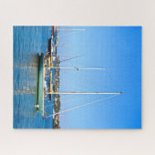 Segelboote auf Matanzas Bay St. Augustine Florida Puzzle (Horizontal)