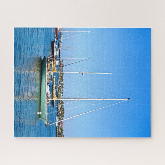 Segelboote auf Matanzas Bay St. Augustine Florida Puzzle (Horizontal)
