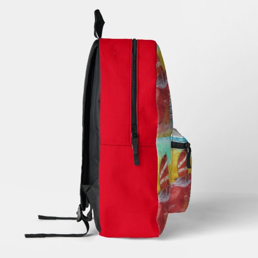 Segelboote Bedruckter Rucksack (Links)