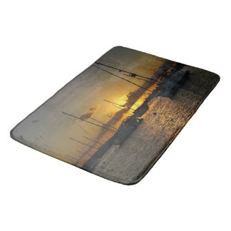Segelboote bei Sunset Badematte