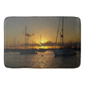Segelboote bei Sunset Badematte (Vorderseite)