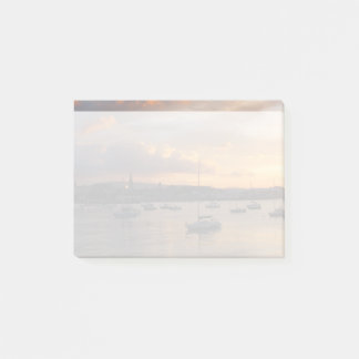 Segelboote bei Sunset Post-it Klebezettel