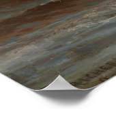 Segelboote bei Sunset Poster (Ecke)
