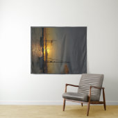 Segelboote bei Sunset Wandteppich (Beispiel (Horizontal))