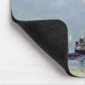 Segelboote, c.1869 mousepad (Ecke)