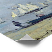 Segelboote, c.1869 poster (Ecke)