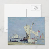 Segelboote, c.1869 postkarte (Vorne/Hinten)