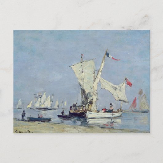 Segelboote, c.1869 postkarte (Vorderseite)