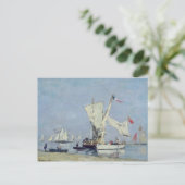 Segelboote, c.1869 postkarte (Stehend Vorderseite)
