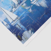 Segelboote Collage Decoupage Seidenpapier (Ausschnitt)