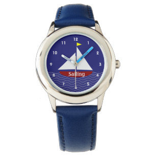 Segelboote - Design Watch Armbanduhr