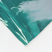 Segelboote, die in schweren Meeren fahren Fleecedecke (Ecke)