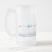 Segelboote, die Tasse laufen (Links)