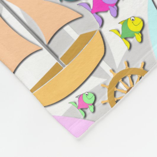 Segelboote Fleecedecke (Ecke)