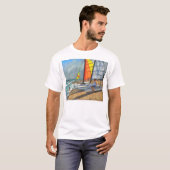 Segelboote Garrucha Spanien T-Shirt (Vorne ganz)