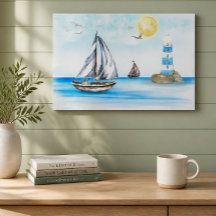 Segelboote im blauen Ozean