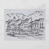 Segelboote im Hafen | Cassis, Frankreich Postkarte (Vorderseite)