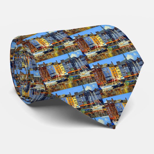 Segelboote im Hafen Krawatte (Gerollt)