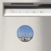 Segelboote im Hafen Magnet (In Situ (Geschirrspüler))