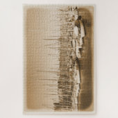 Segelboote im Hafen von Barcelona - 20x30 - 1014 S Puzzle (Vertikal)