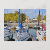 Segelboote im Hafen von Vannes in Frankreich Postkarte (Vorderseite)