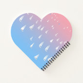 Segelboote im Herzen des Ozeans Notizblock (Rückseite)