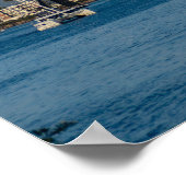 Segelboote im Main Channel - Marina del Rey, CA Poster (Ecke)