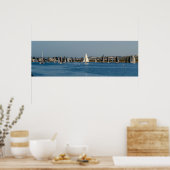 Segelboote im Main Channel - Marina del Rey, CA Poster (Küche)