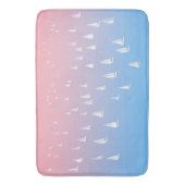 Segelboote im Meer Badematte (Vorderseite Vertikal)