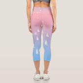 Segelboote im Meer Capri Leggings (Rückseite)