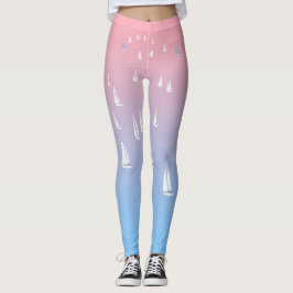 Segelboote im Meer Leggings