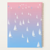 Segelboote im Meer Planer (Rückseite)