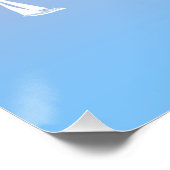 Segelboote im Meer Poster (Ecke)