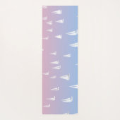 Segelboote im Meer Yogamatte (Rückseite)