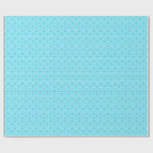 Segelboote im Muster des Blauen Meeres Geschenkpapier (Flach)