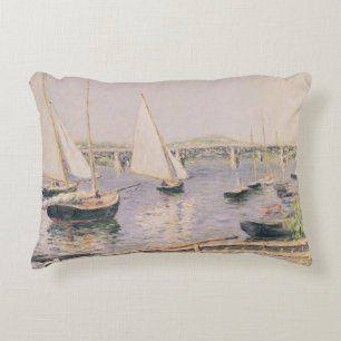 Segelboote in Argenteuil, c.1888 Dekokissen