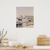 Segelboote in Argenteuil, c.1888 Poster (Küche)