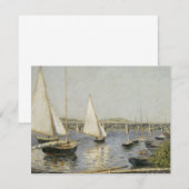 Segelboote in Argenteuil von Gustave Caillebotte (Vorne/Hinten)