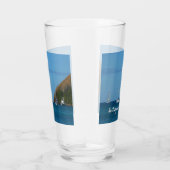 Segelboote in der Bucht Weißes und Blaues Wassersc Glas (Rechts)