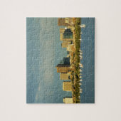 Segelboote in einem Fluss, Charles River, Boston Puzzle (Vertikal)