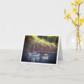 Segelboote in einer Bucht Karte (Gelbe Blume)