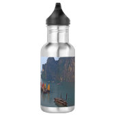 Segelboote in Ha Long Bay - Vietnam, Asien Edelstahlflasche (Rechts)